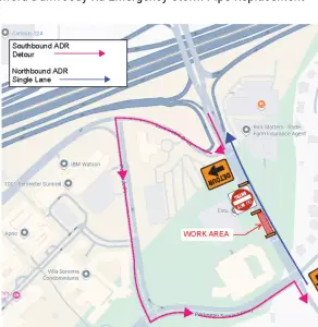 Ashford Dunwoody Road storm sewer replacement will close part of road for three weeks