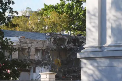 The White House starts demolishing part of the East Wing to build Trump’s ballroom