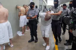 Migrants deported from US to Salvadoran prison remain under US control, Salvadoran officials tell UN