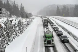 I-70 westbound closed near Colorado’s Loveland Pass for safety concerns amid snowstorm