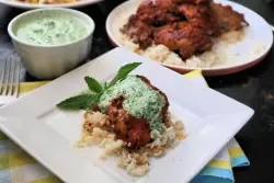Gretchen’s table: Spicy chicken thigh with mint yogurt sauce revels in warm spices