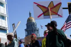 PHOTOS: Thousands gather for ‘No Kings’ protest in Denver